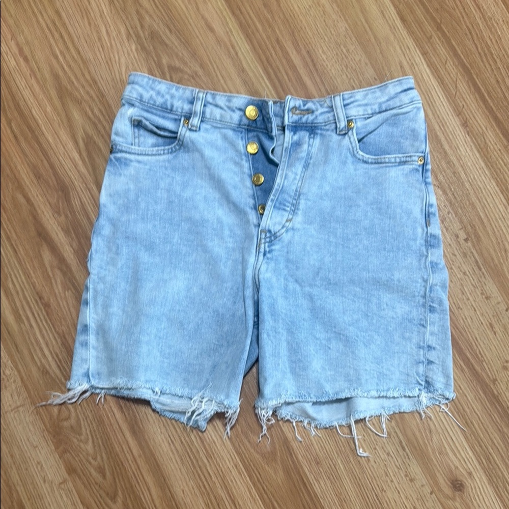 Light Blue Denim Women's Shorts